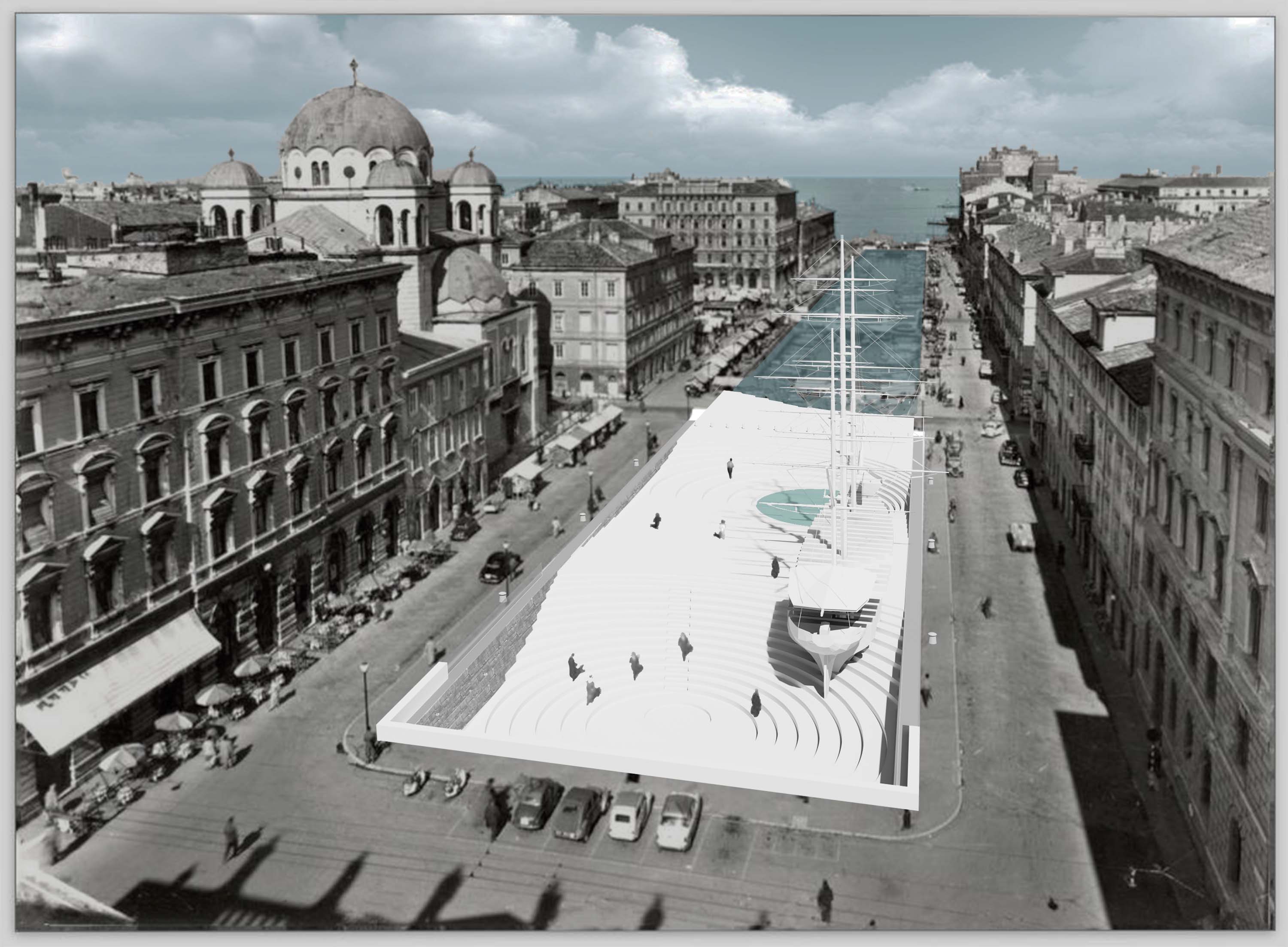 concorso per la piazza di Sant’Antonio a Trieste